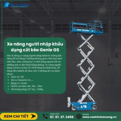 Xe nâng người dạng cắt kéo